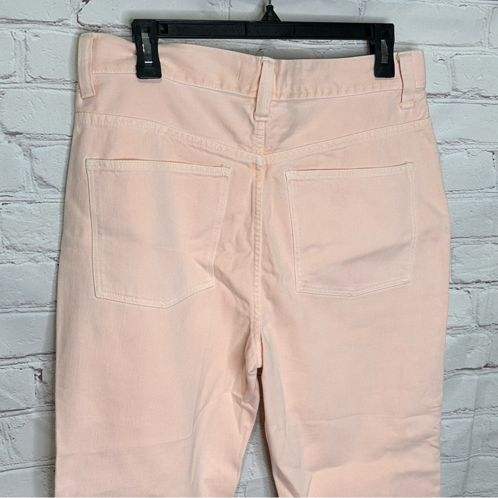 Madewell Garment-Dyed Straight-Leg Jeans in Faded Coral - Picture 7 of 13